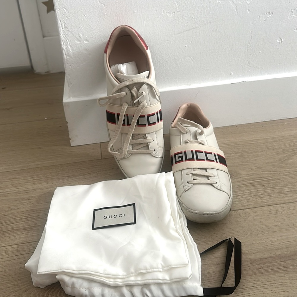 Gucci AC striped sneakers